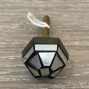 NIB 4 mirror mosaic knobs drawer pulls Anthropologie